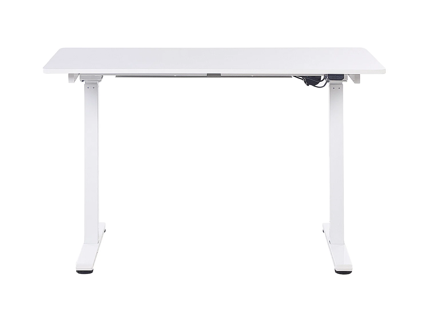 Biurko regulowane elektrycznie 120 x 60 cm białe GRIFTON