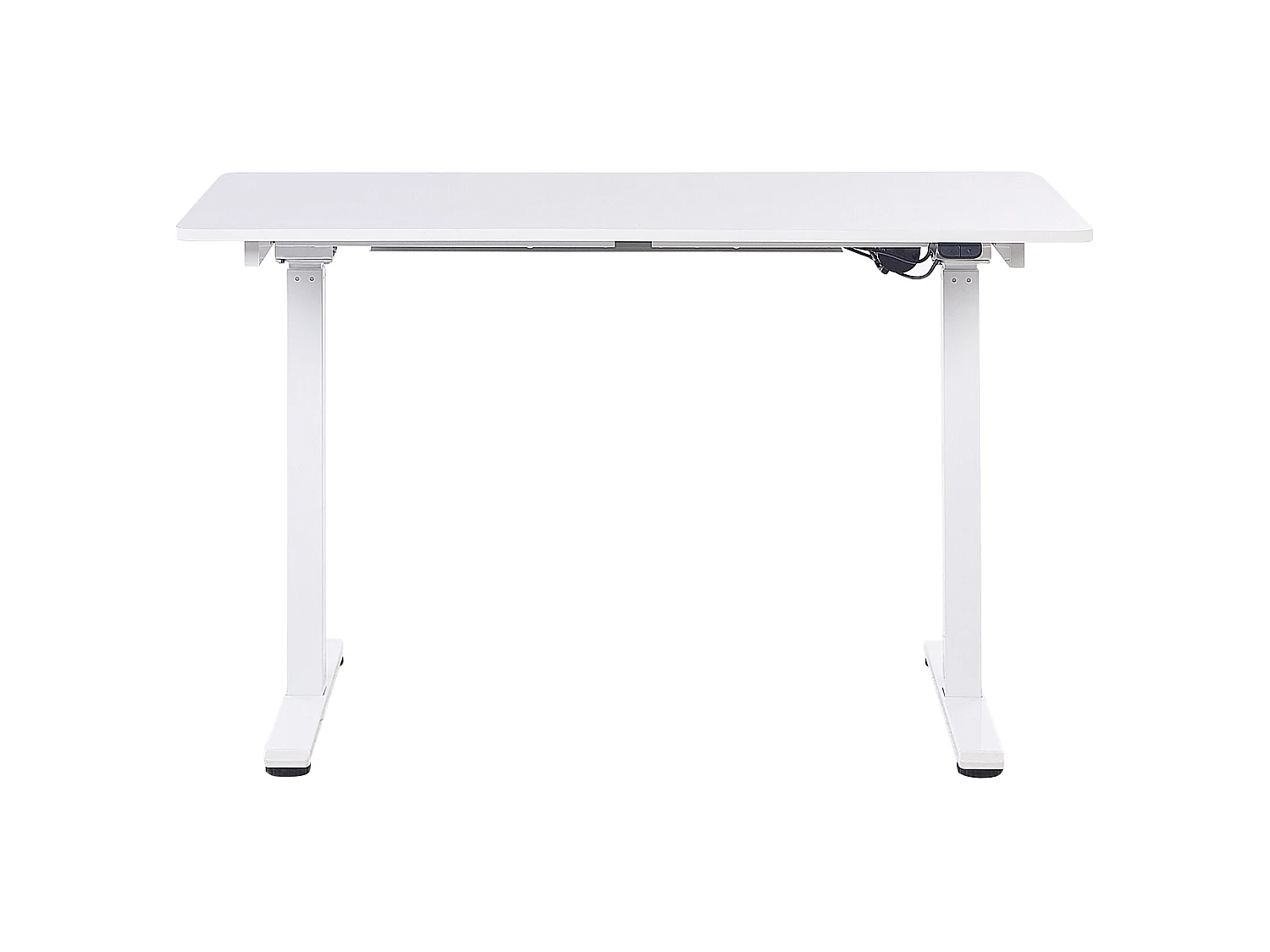 Bureau réglable électrique blanc 120 x 60 cm GRIFTON