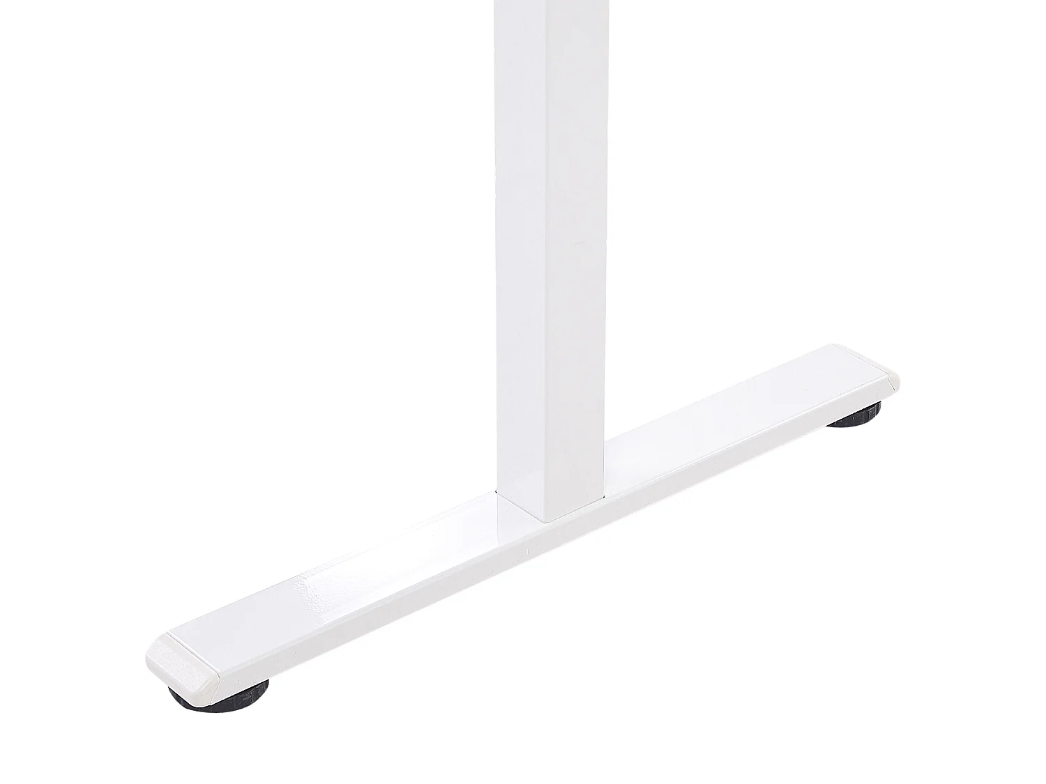 Secretária eletricamente ajustável branca 120 x 60 cm GRIFTON