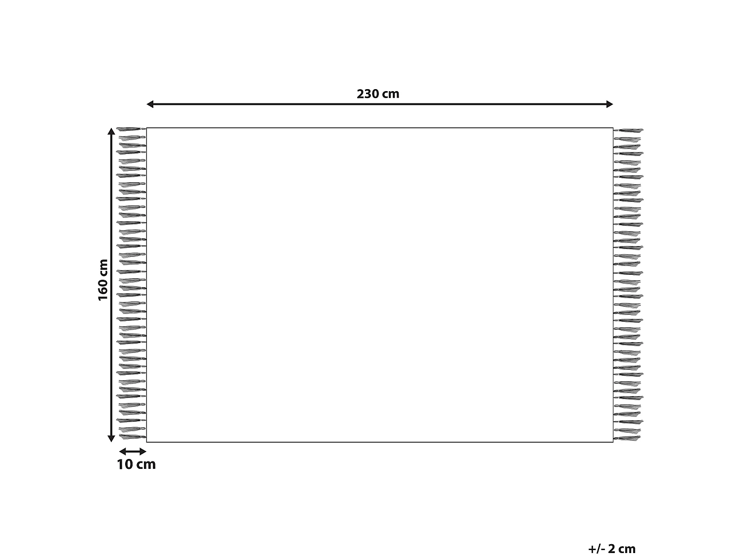Tapis enfant KUSKAN Multicolore 160 x 230 cm Coton