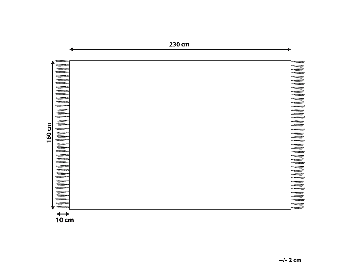Tapis enfant KUSKAN Multicolore 160 x 230 cm Coton