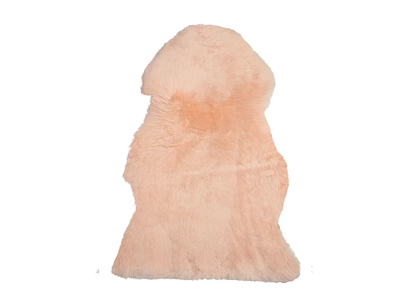 Stilvolles Schaffell natürliches Leder zartrosa 65 x 110 cm Uluru