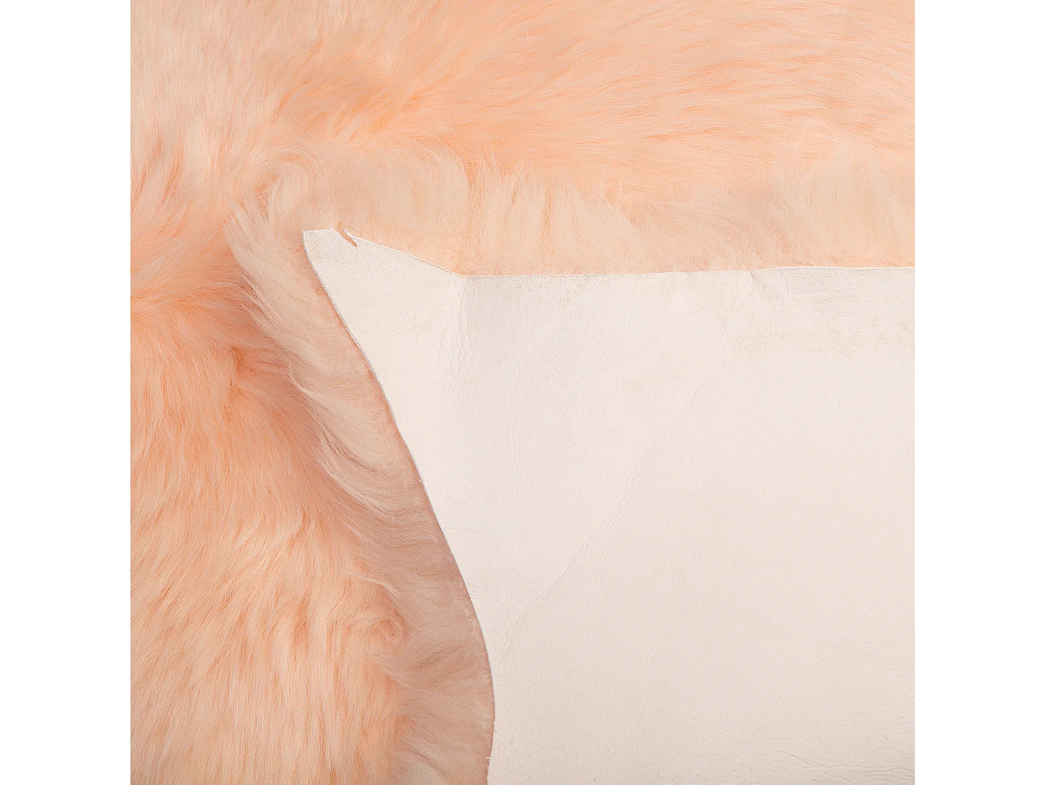 Peau de mouton rose pale ULURU