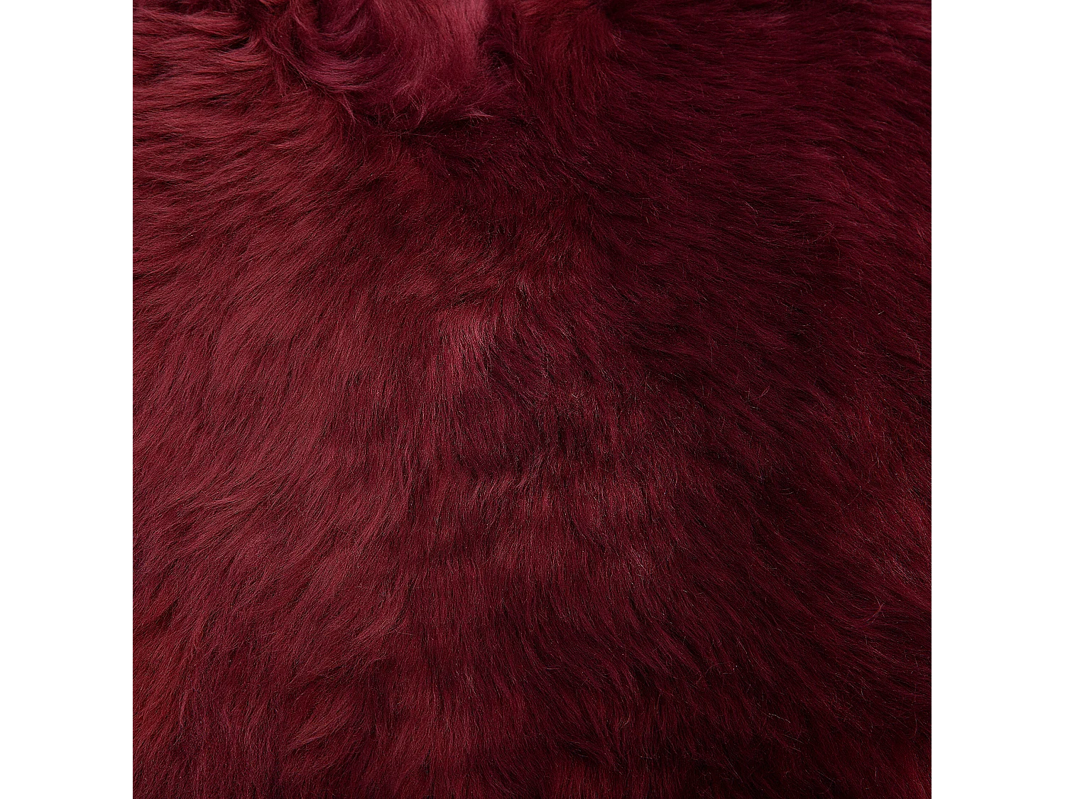 Déco en peau de mouton ULURU Rouge Bordeaux 65 x 110 cm