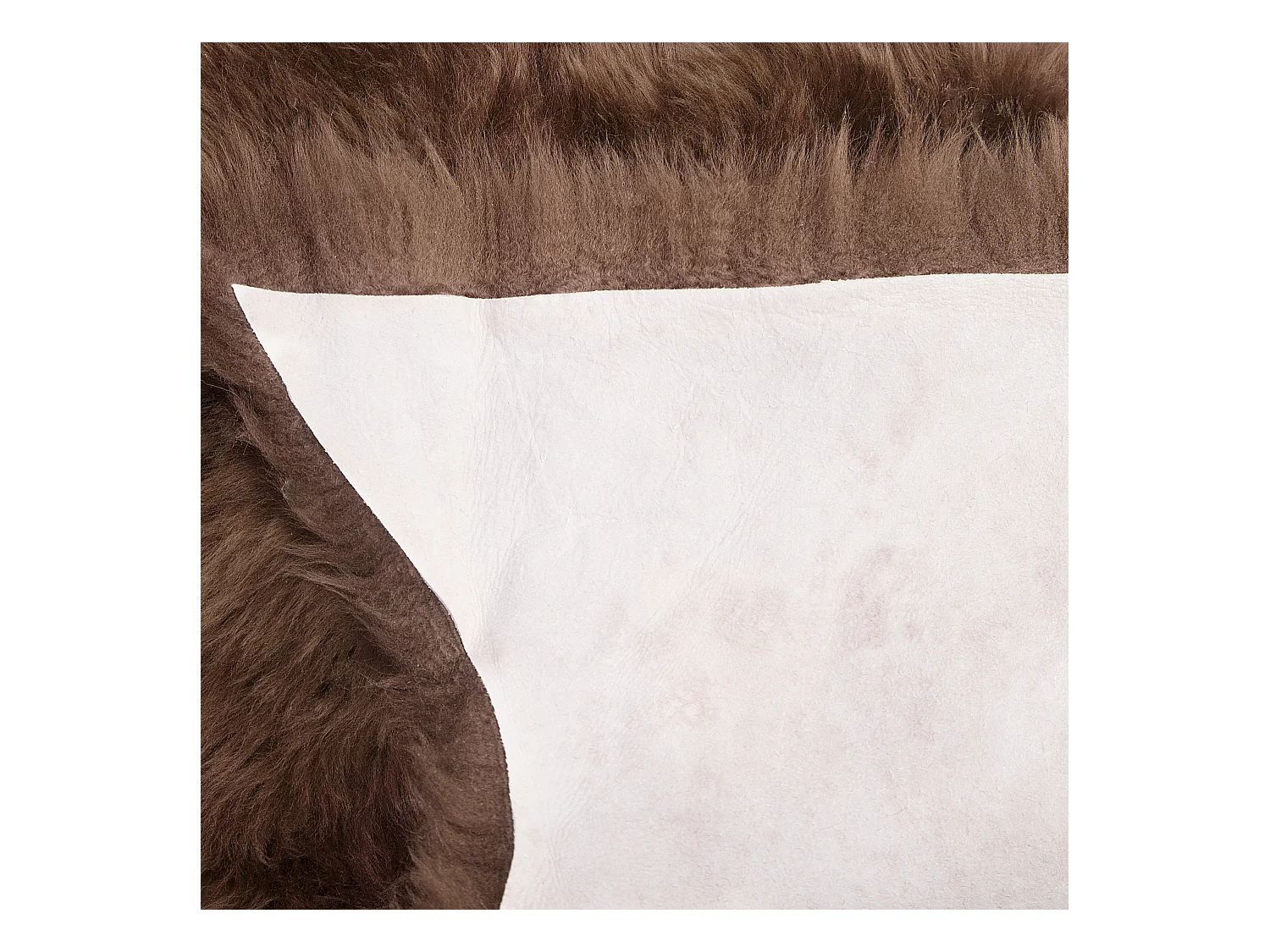 Piel de oveja marrón oscuro ULURU