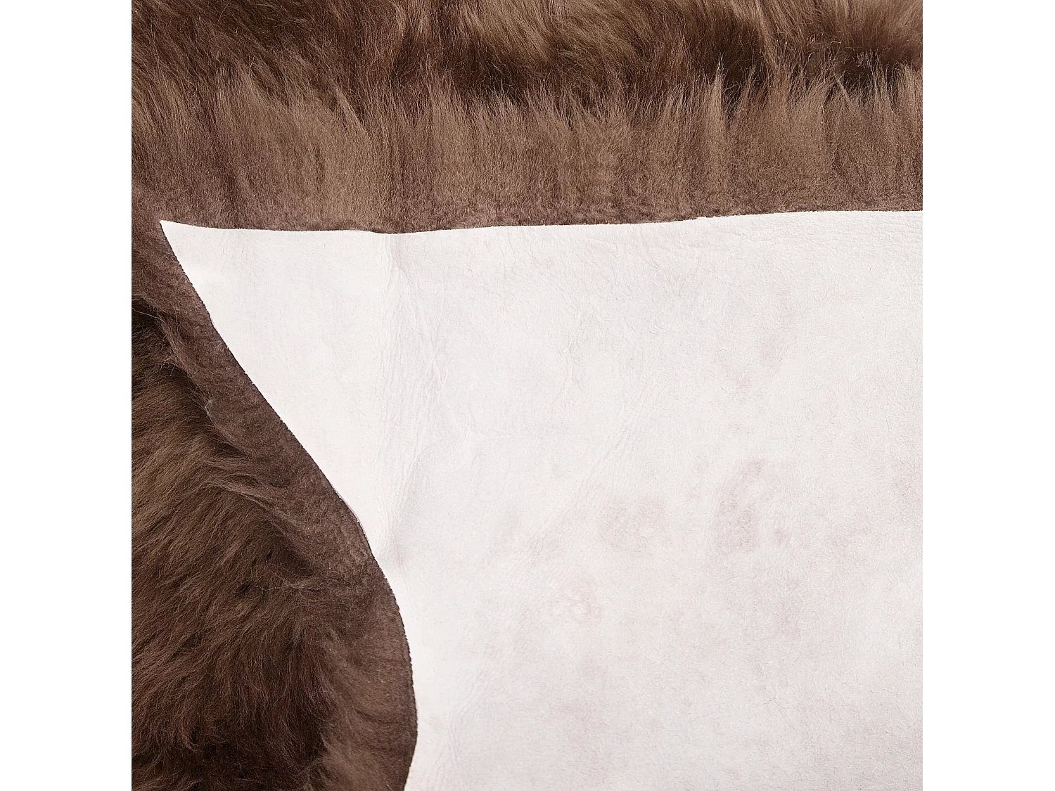 Pelle di pecora marrone scuro ULURU