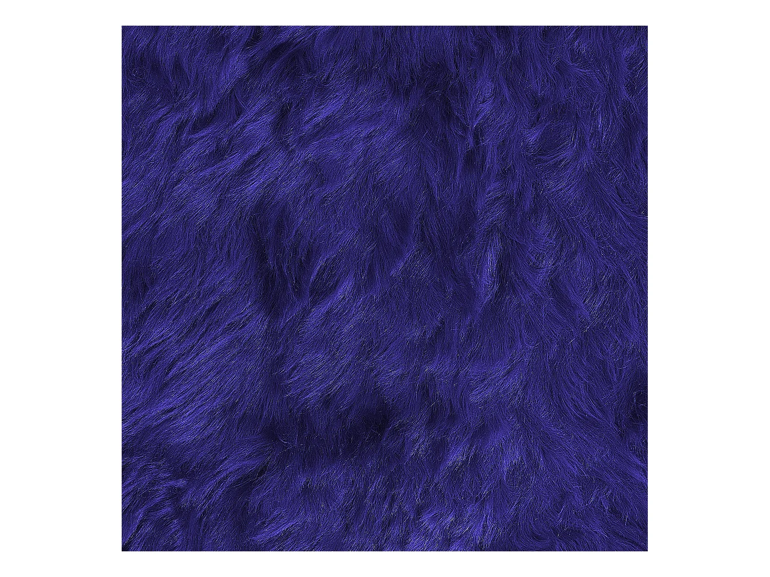 Stilvolles Schafflell natürliches Leder marineblau 65 x 110 cm Uluru