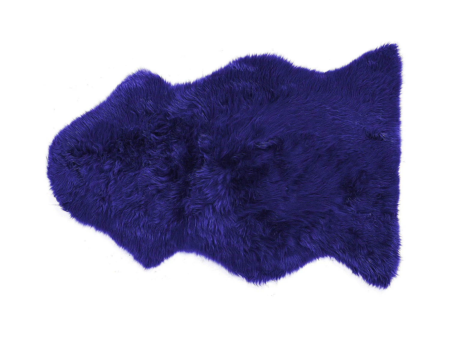 Déco en peau de mouton ULURU Bleu marine 65 x 110 cm