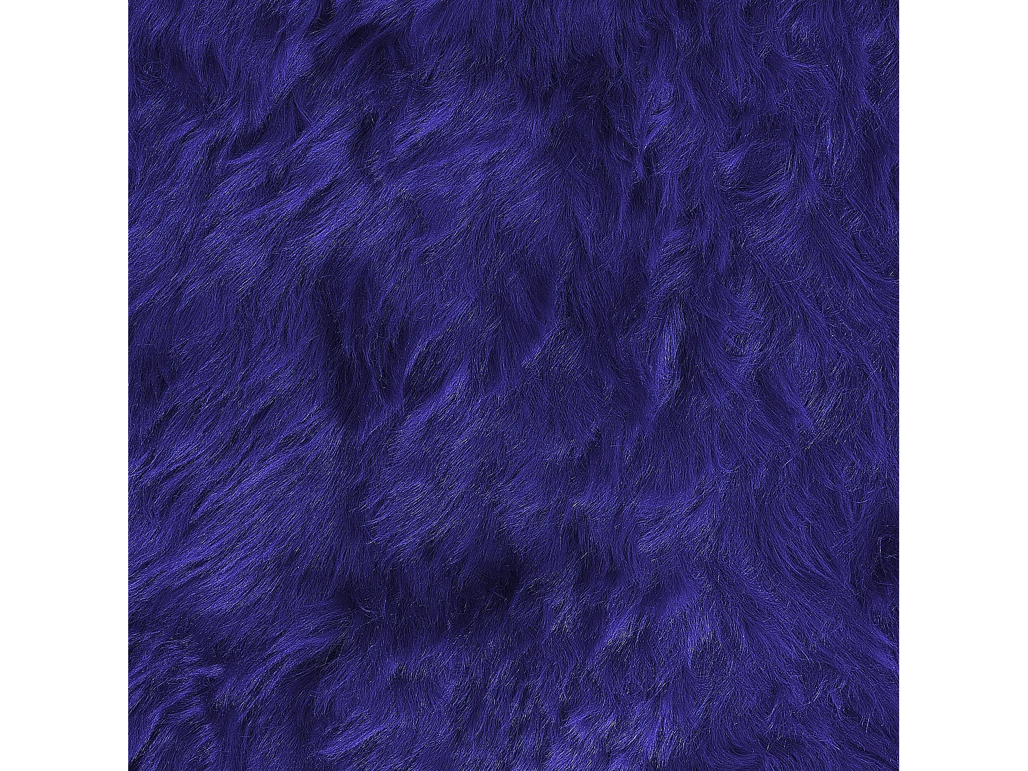 Stilvolles Schafflell natürliches Leder marineblau 65 x 110 cm Uluru