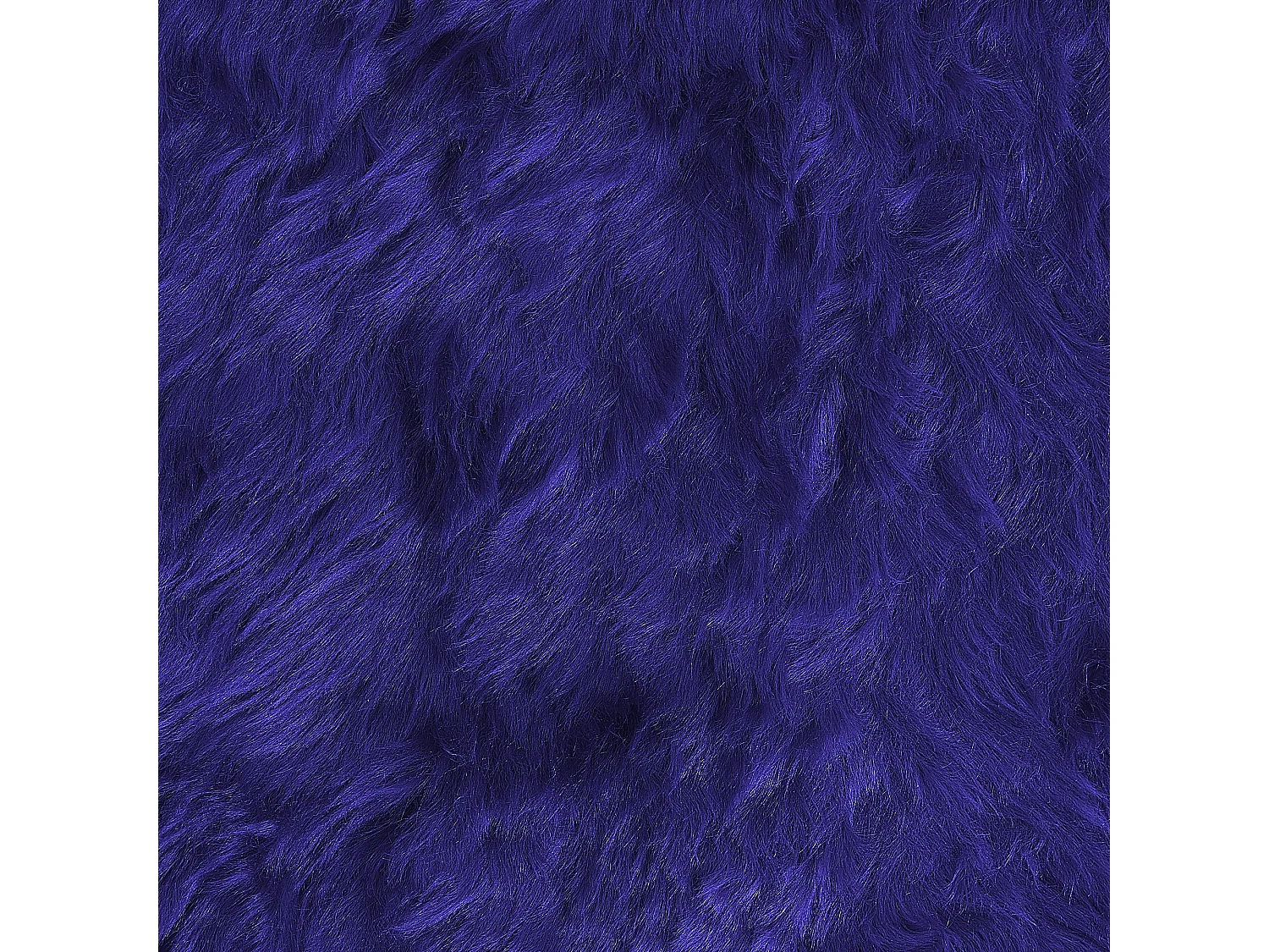 Schaffell-Teppich marineblau 100-110 cm Langhaar ULURU