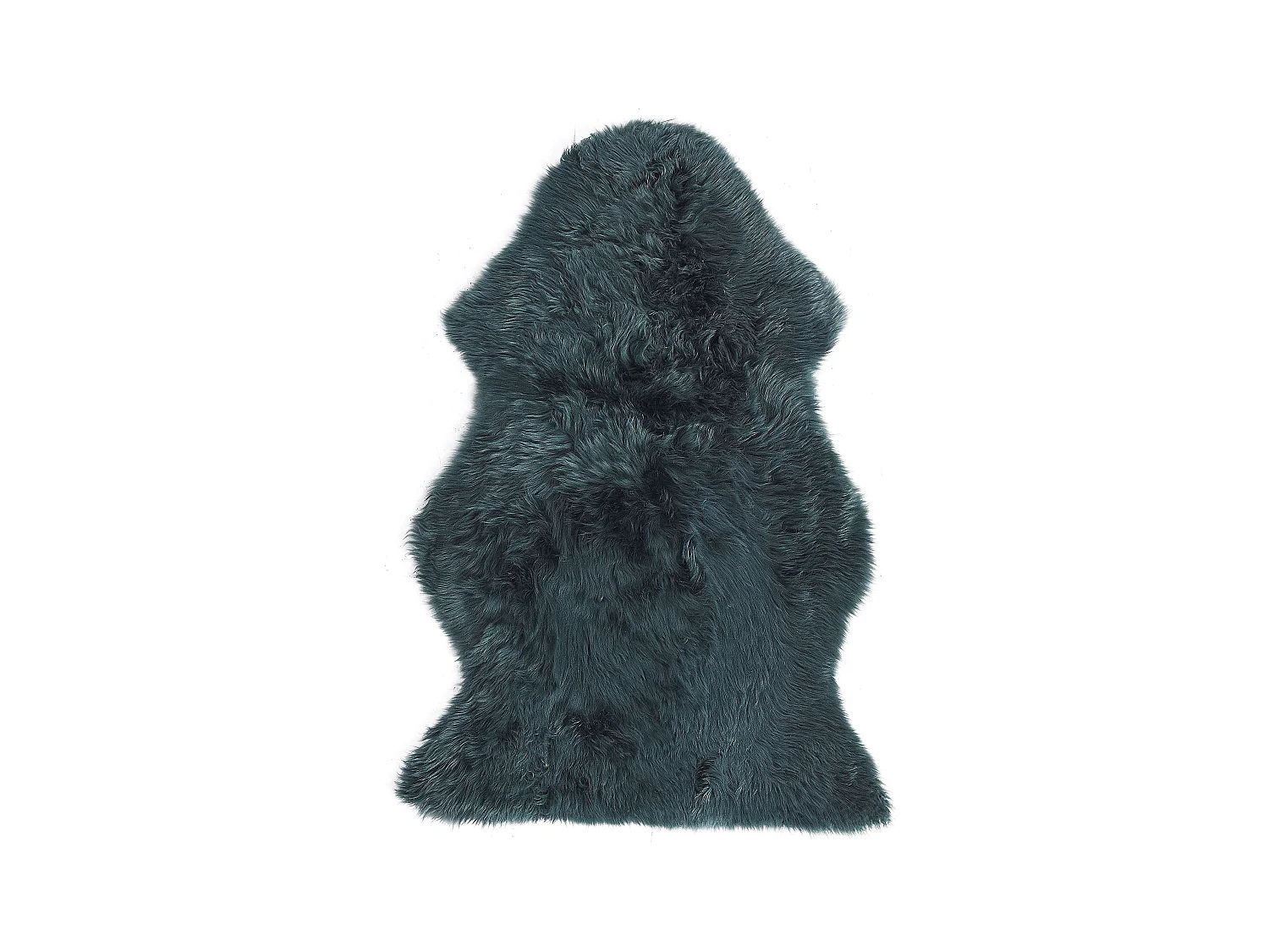 Déco en peau de mouton ULURU Vert foncé 65 x 110 cm