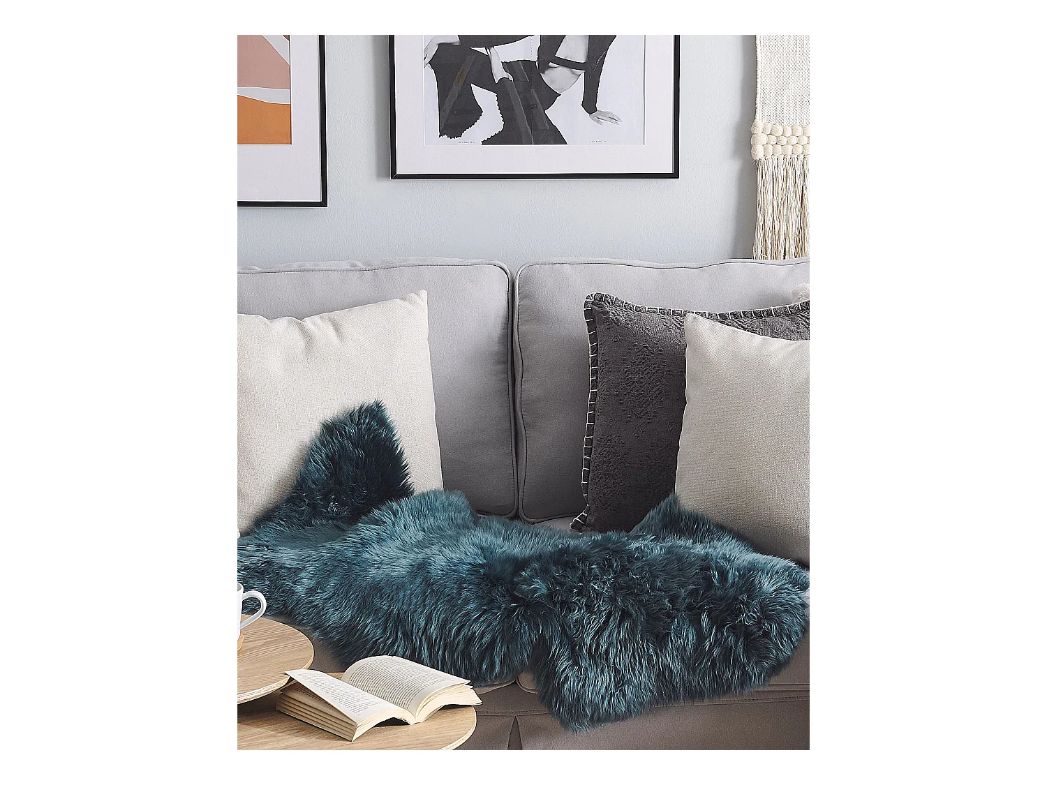 Piel de oveja verde oscuro ULURU