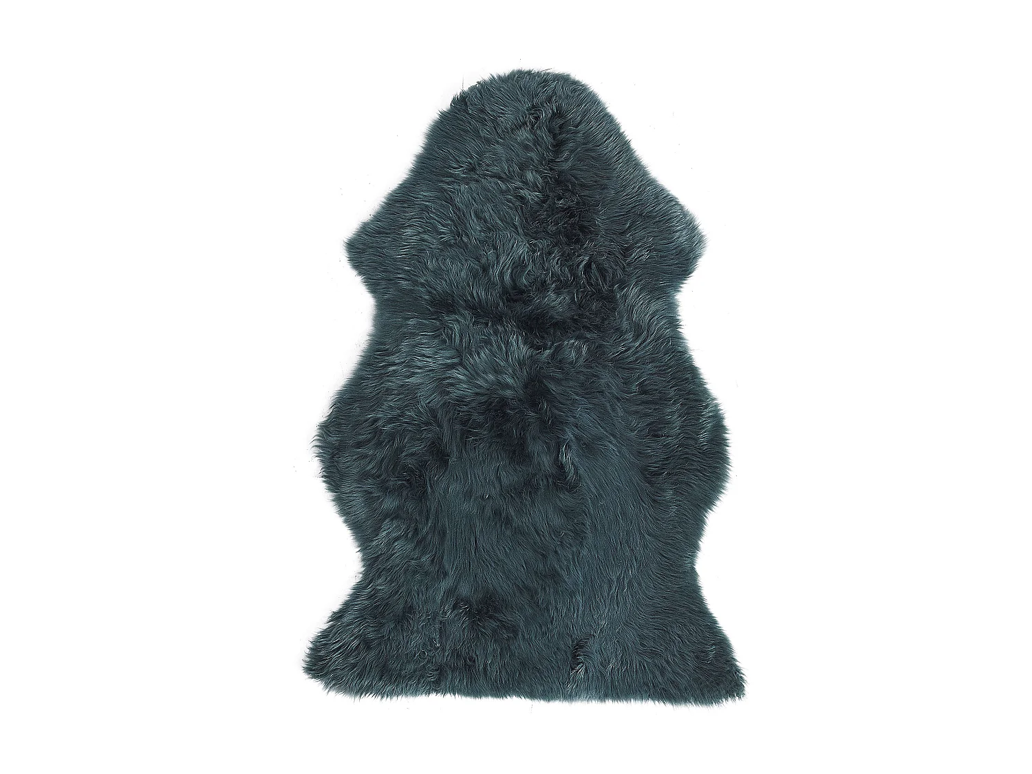 Déco en peau de mouton ULURU Vert foncé 65 x 110 cm