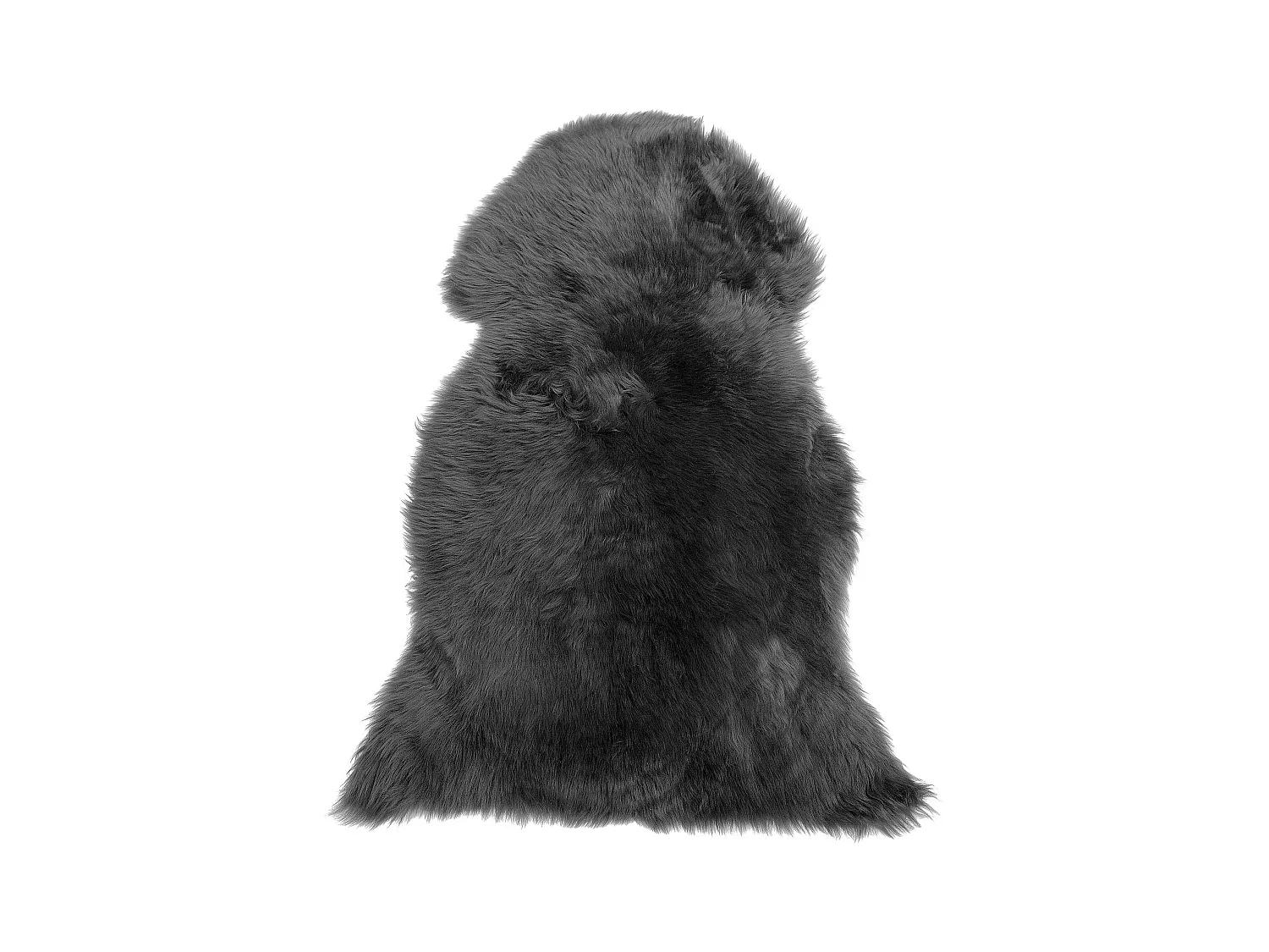 Déco en peau de mouton ULURU Noir 65 x 110 cm