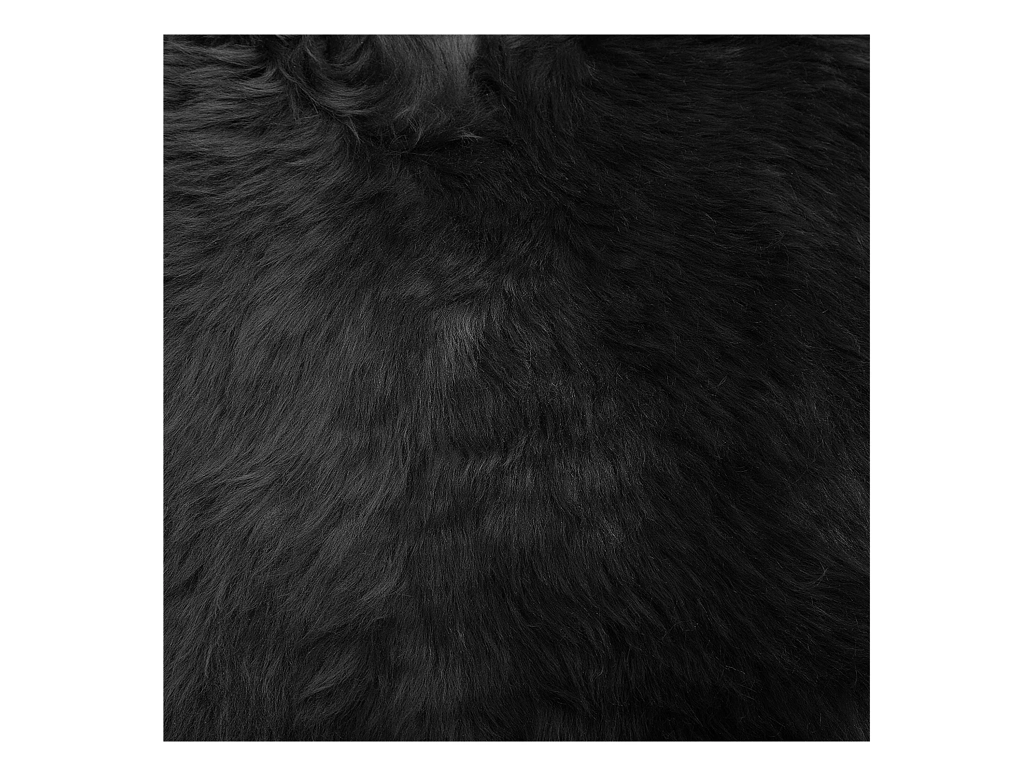 Déco en peau de mouton ULURU Noir 65 x 110 cm