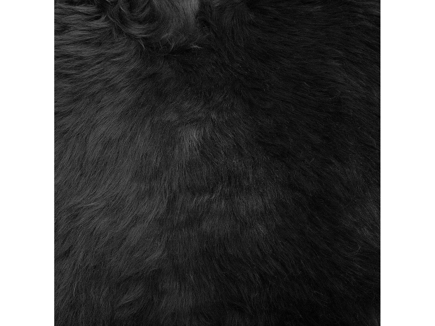 Déco en peau de mouton ULURU Noir 65 x 110 cm