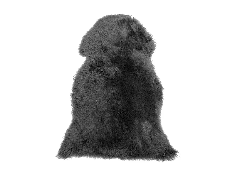 Déco en peau de mouton ULURU Noir 65 x 110 cm