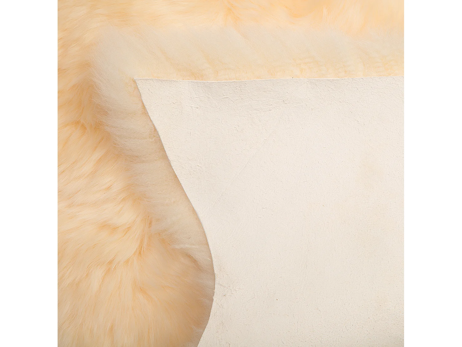 Déco en peau de mouton ULURU Beige 65 x 110 cm