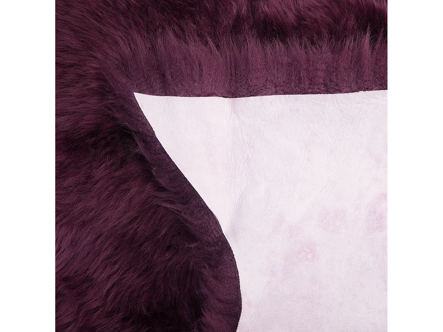 Déco en peau de mouton ULURU Pourpre 65 x 110 cm