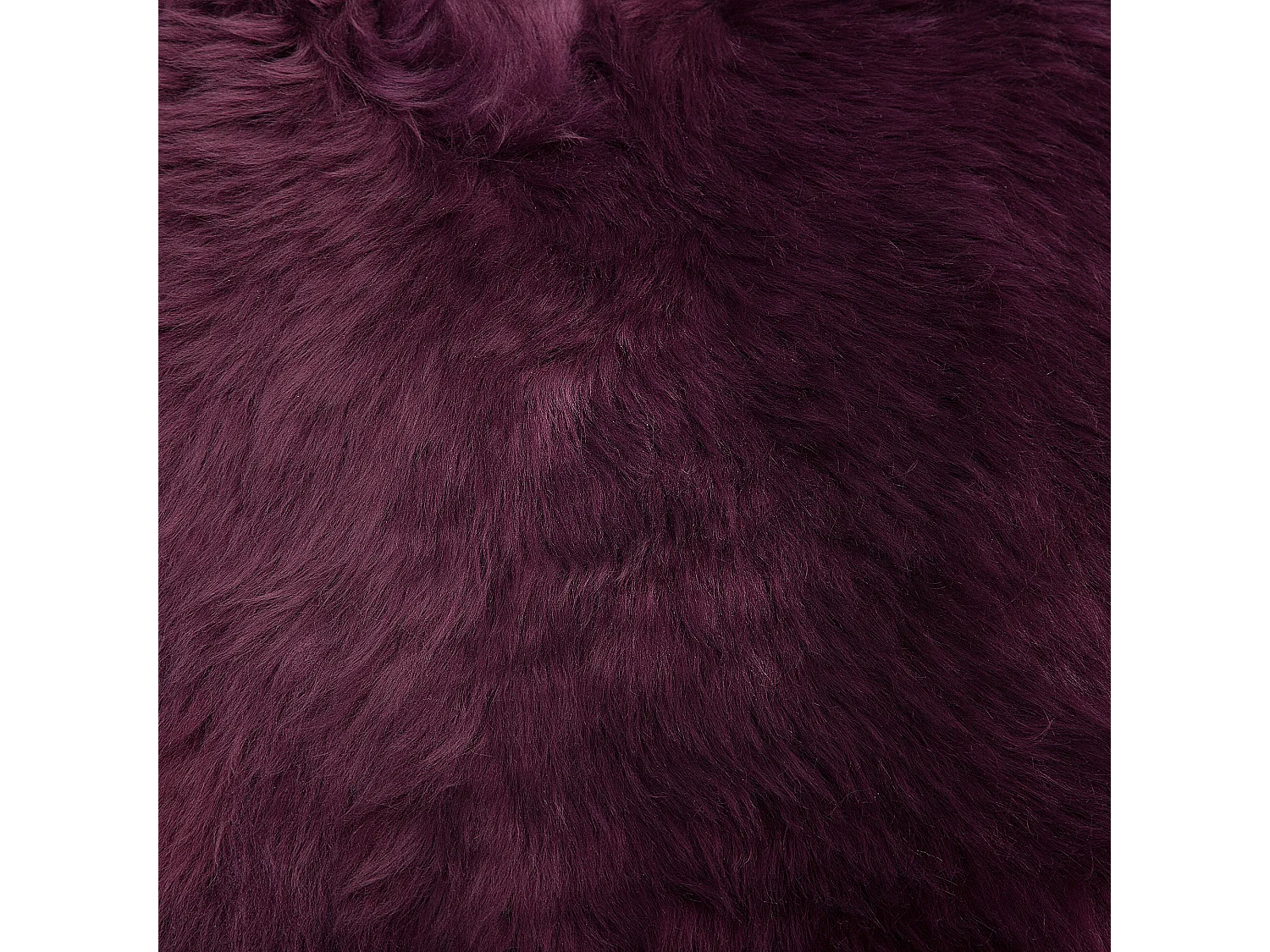 Stilvolles Schaffell natürliches Leder violett 65 x 110 cm Uluru