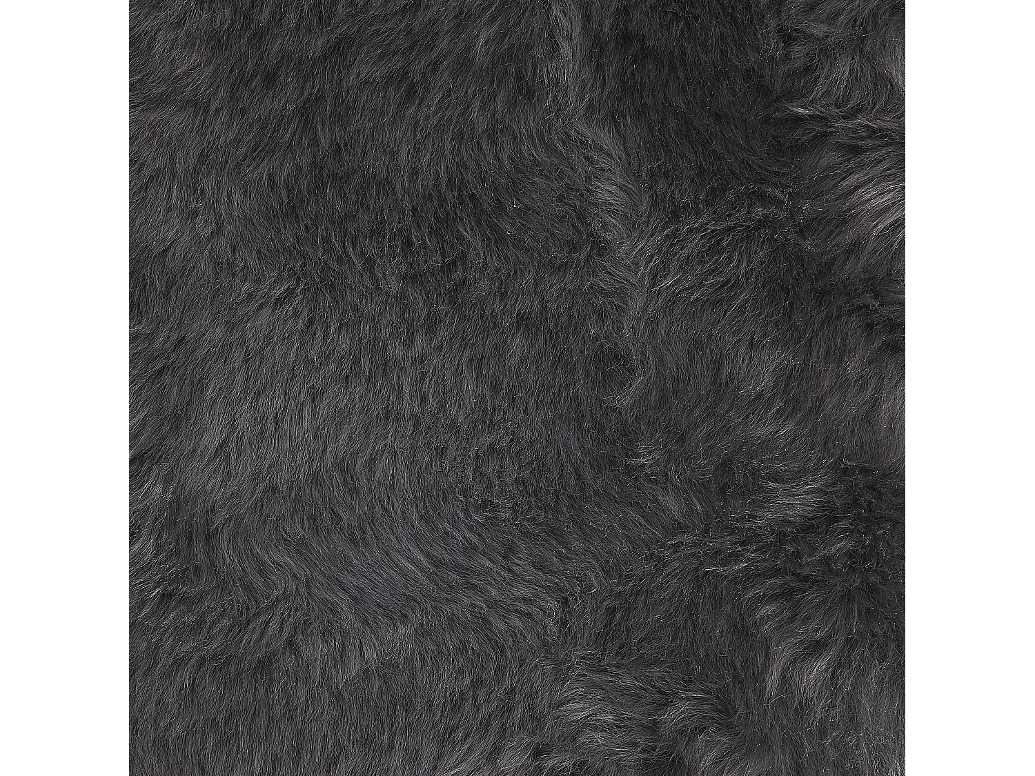 Déco en peau de mouton ULURU Gris foncé 65 x 110 cm