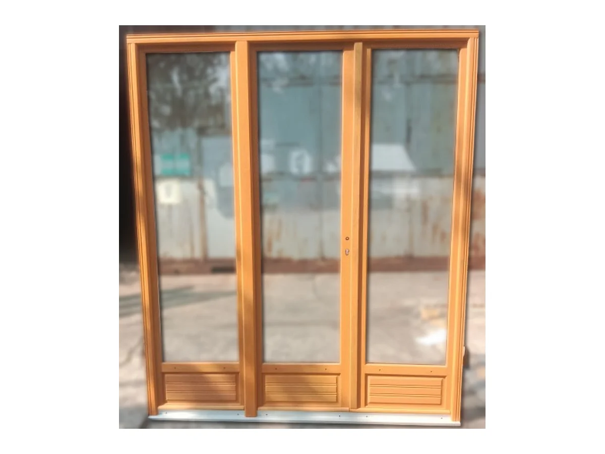 Porte Fenetre Bois 3 Vantaux  H215 X L180 Cotes Tableau Gd Menuiseries
