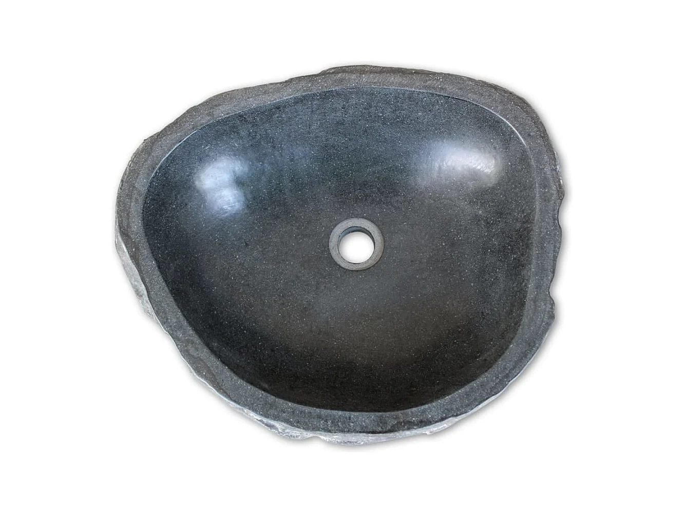 Lavabo vaque en pierre grise 38 x 30 x 15 cm 02_0002834