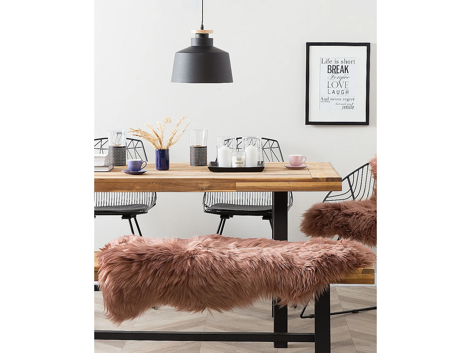 Schapenvel goudbruin 100-110 x 65 cm ULURU