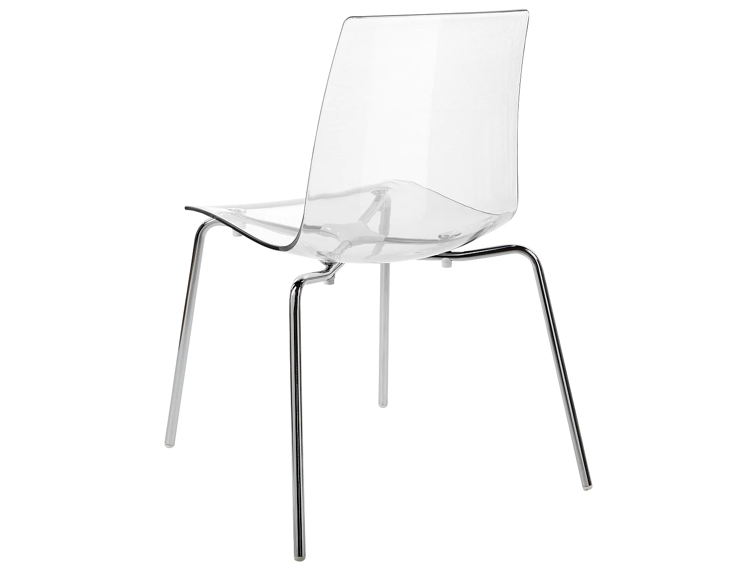 Set van 2 eetkamerstoelen SILERTON Transparant