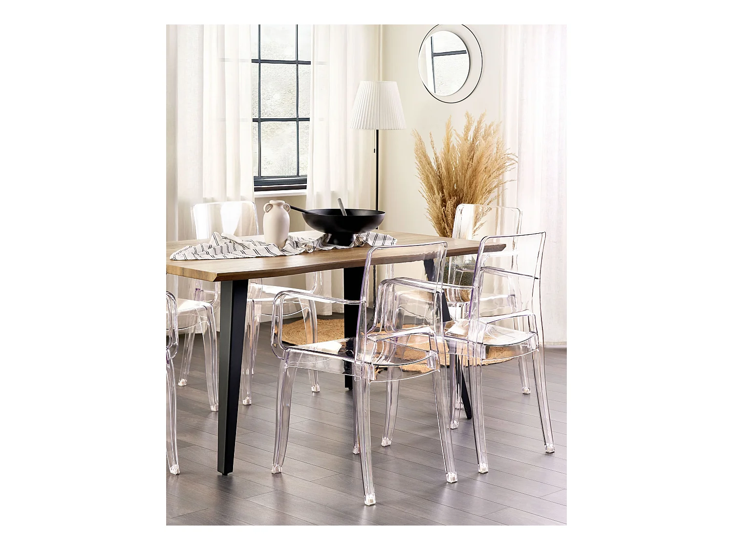 Set van 2 eetkamerstoelen KENWOOD Transparant