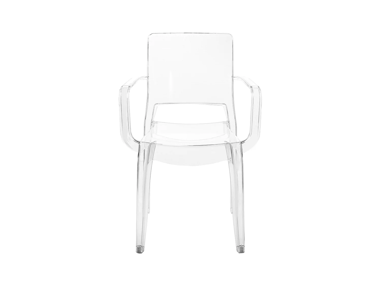 Set van 2 eetkamerstoelen KENWOOD Transparant