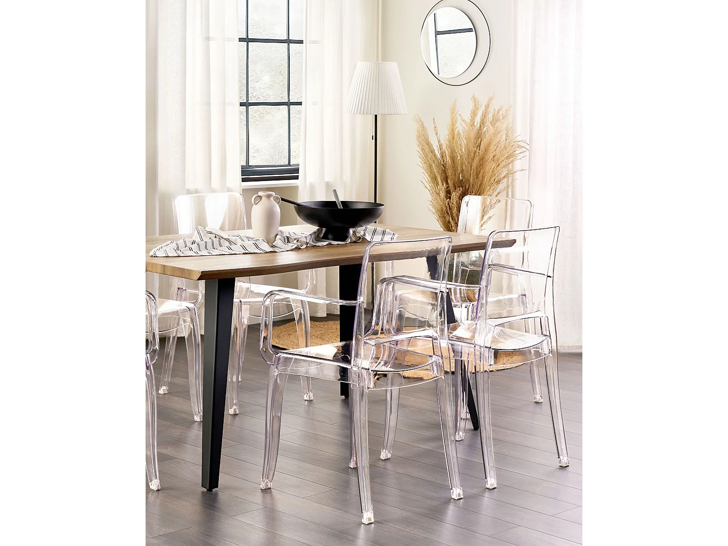 Set van 2 eetkamerstoelen KENWOOD Transparant