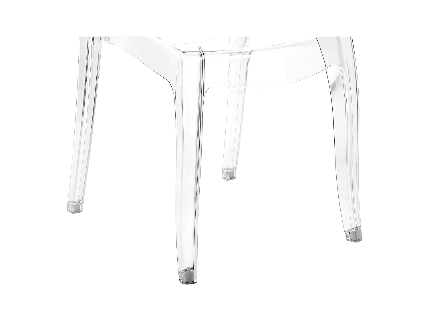 Lot de 2 chaises de salle à manger WESTBRIDGE Transparent