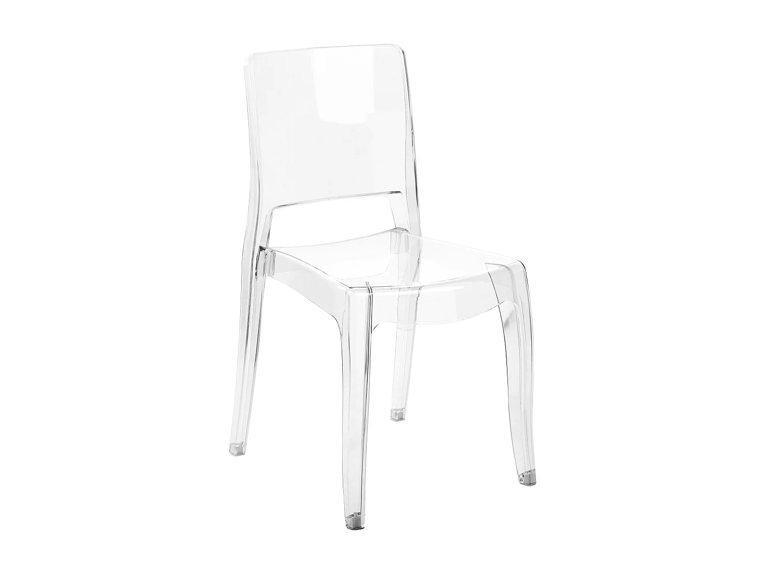 Lot de 2 chaises de salle à manger WESTBRIDGE Transparent