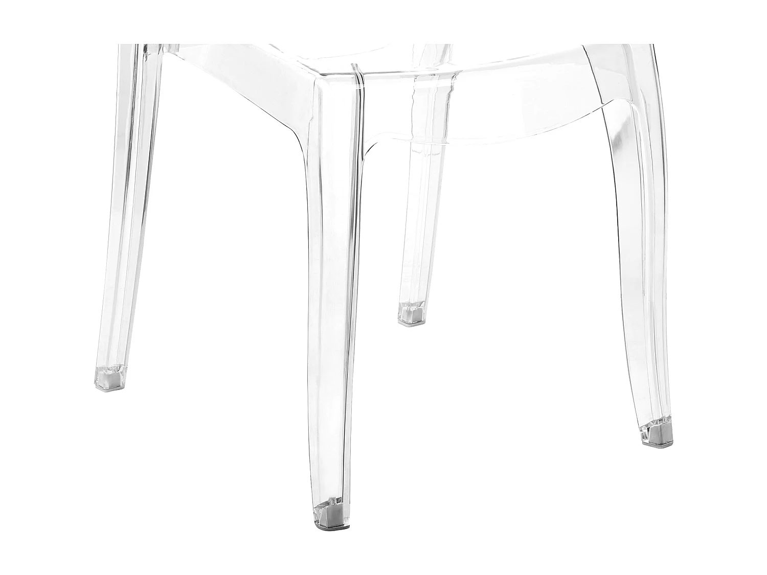 Lot de 2 chaises de salle à manger WESTBRIDGE Transparent