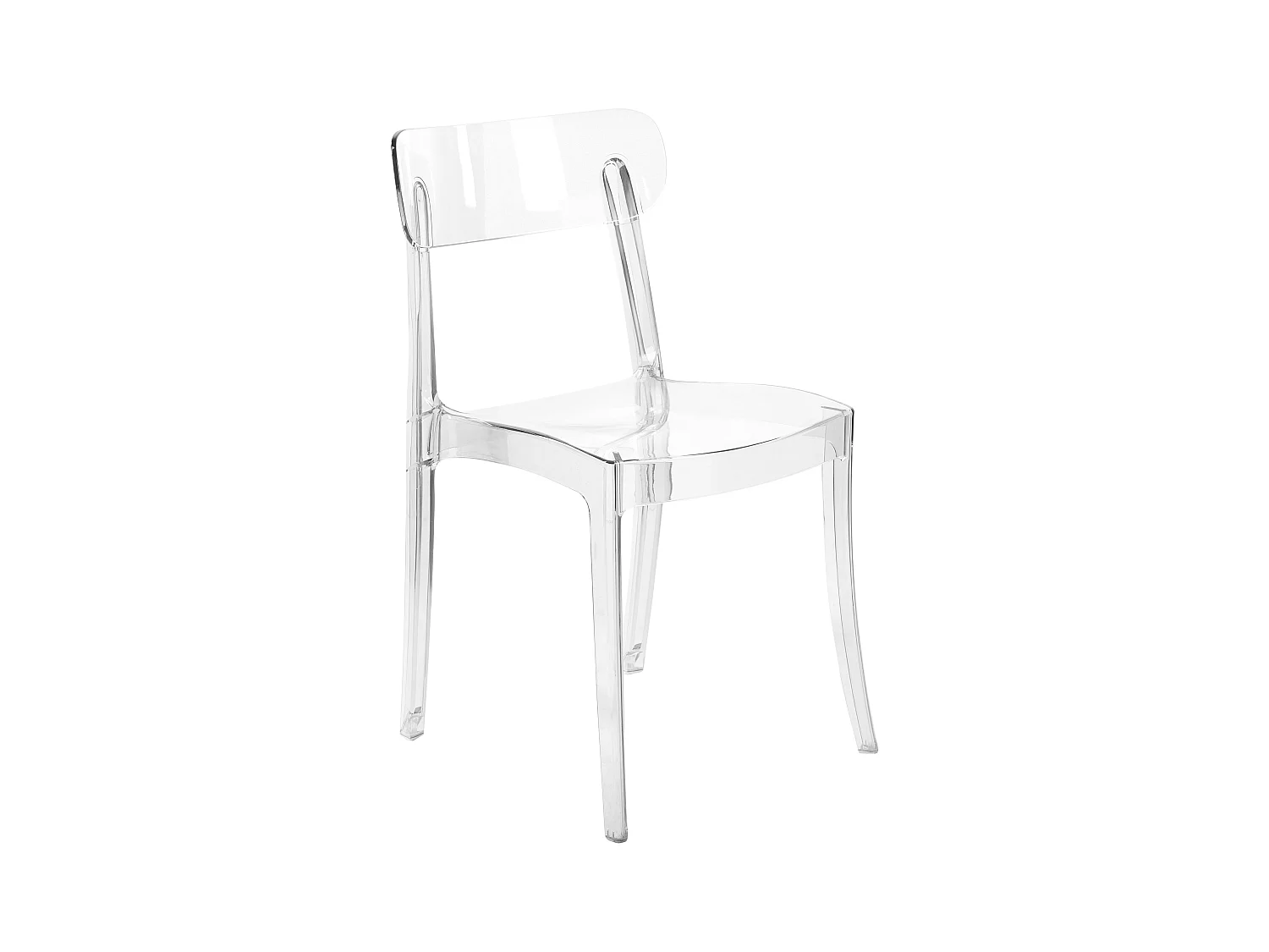 Set van 2 eetkamerstoelen COVINGTON Transparant