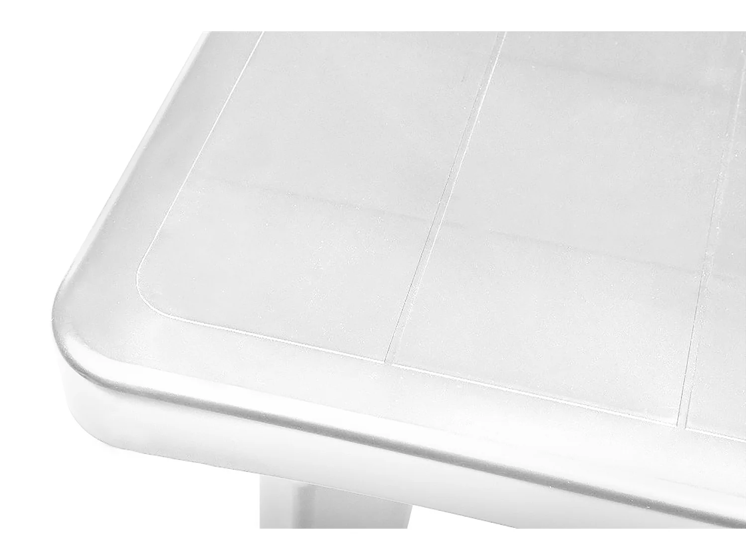 Mesa de exterior Dhristo, Mesa rectangular, Mesa extensible para jardín o bar, 100% Made in Italy, 160-220x90h74 cm, Blanco