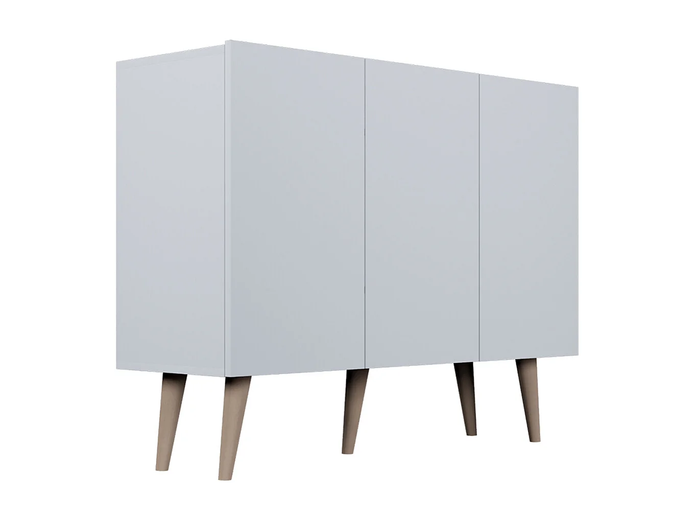 Commode 3 portes Toronto - Blanc