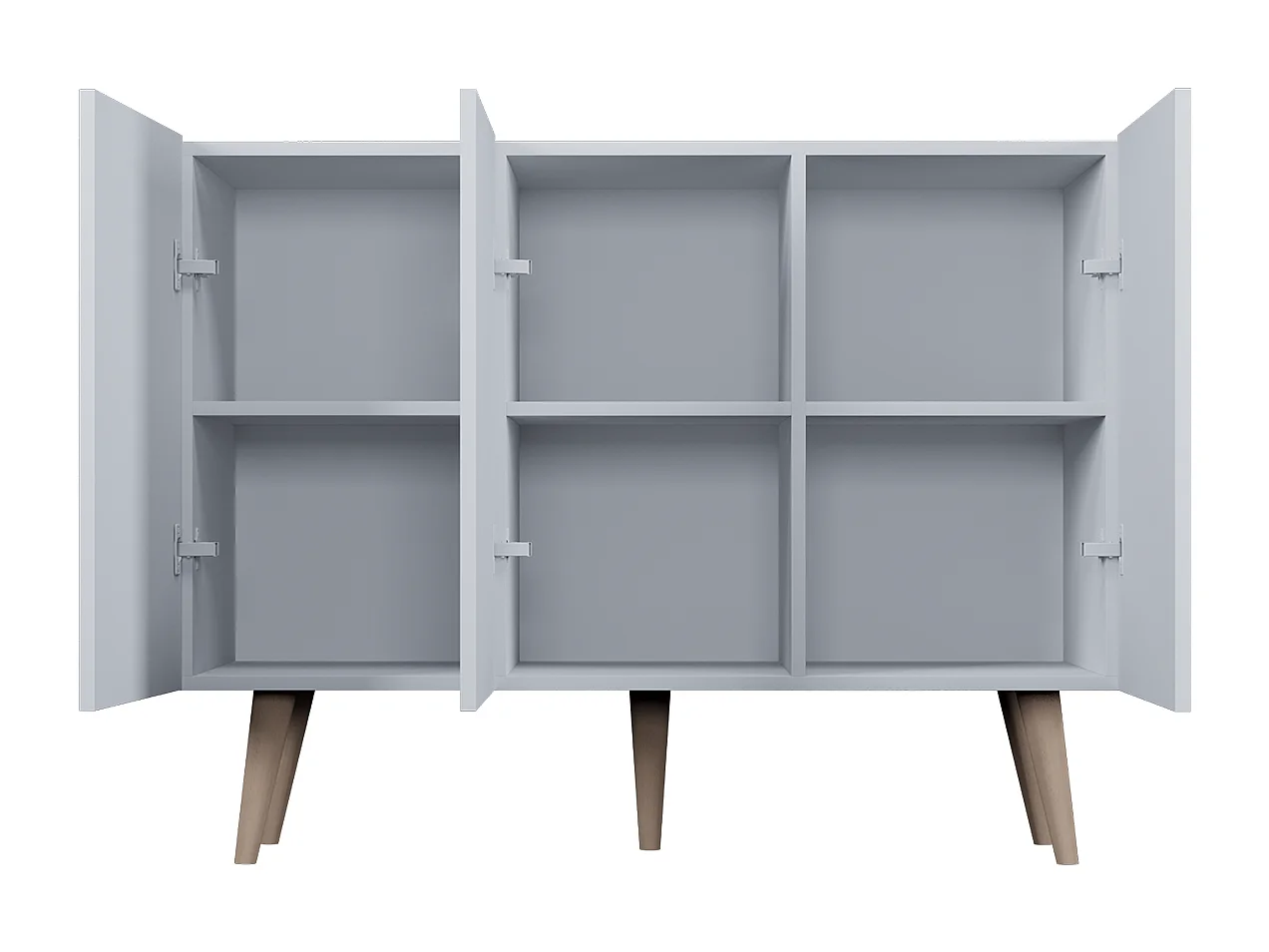 Commode 3 portes Toronto - Blanc