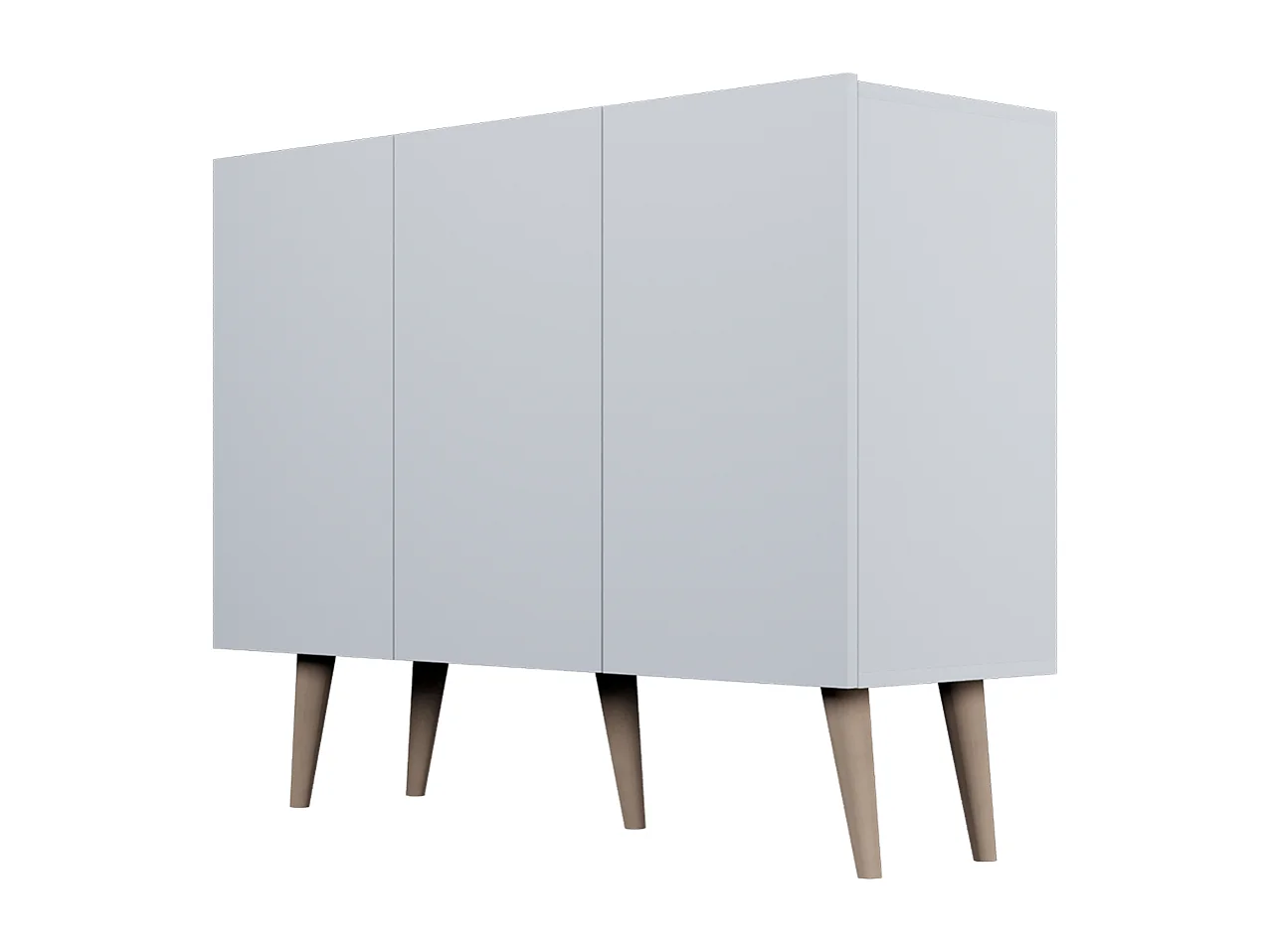 Commode 3 portes Toronto - Blanc