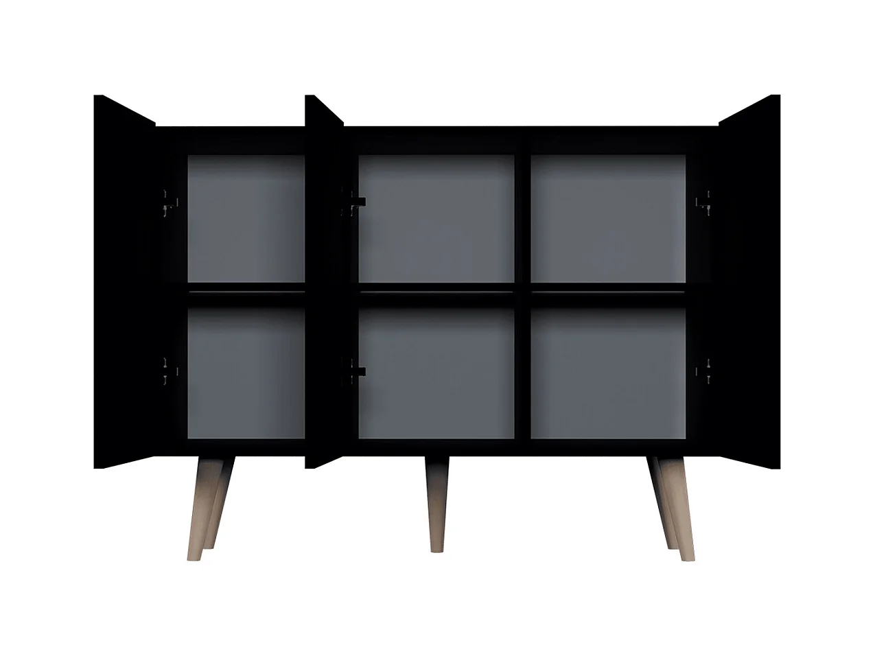 Komoda TORONTO 120 czarna