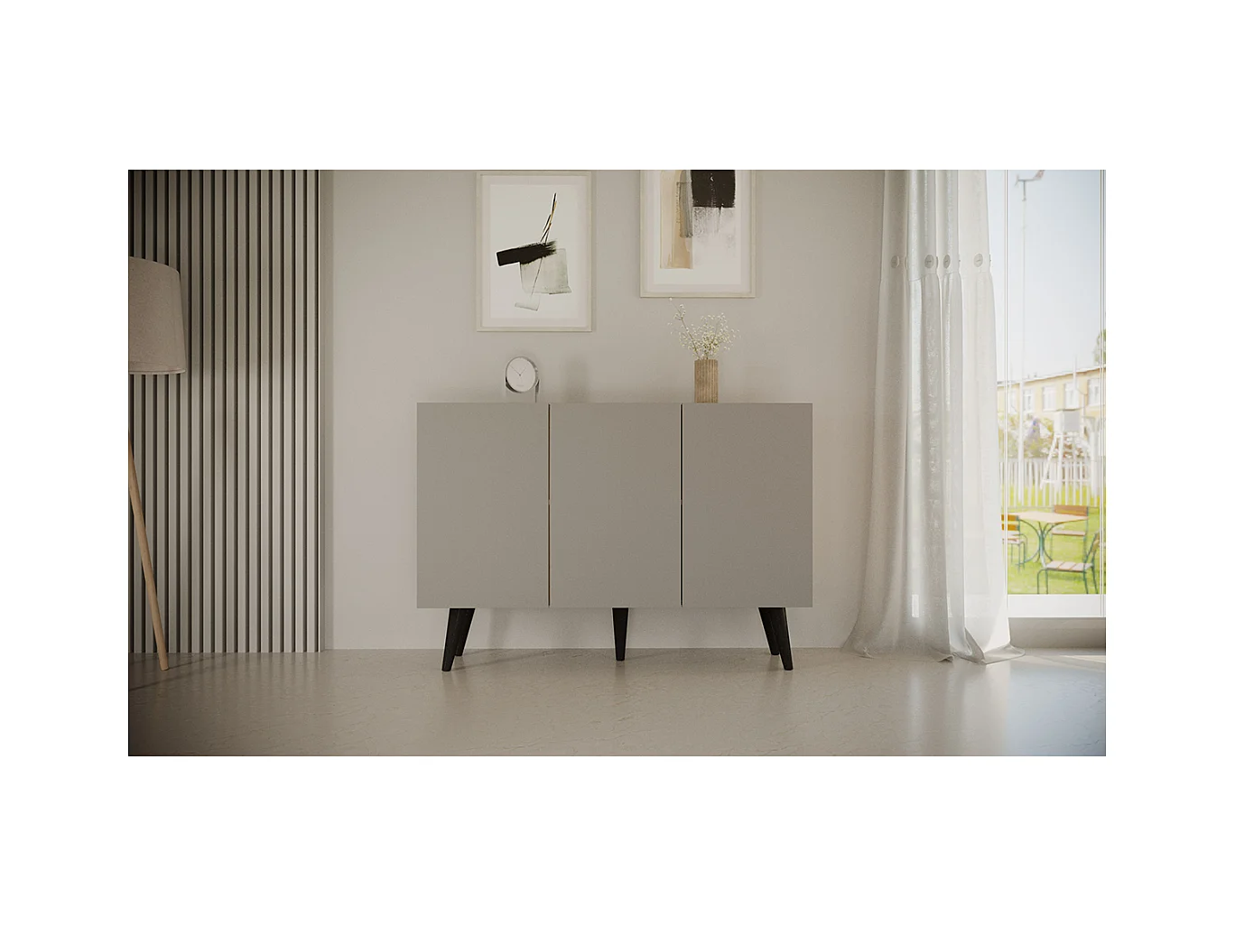 Komoda TORONTO 120 szara