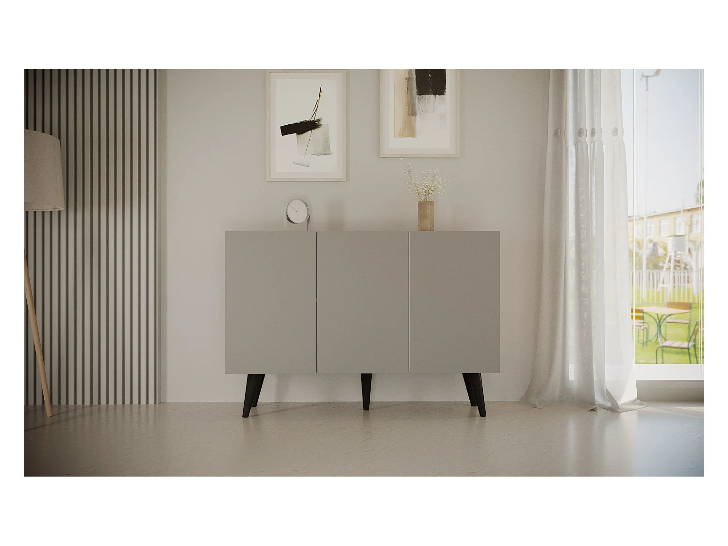 Komoda TORONTO 120 szara