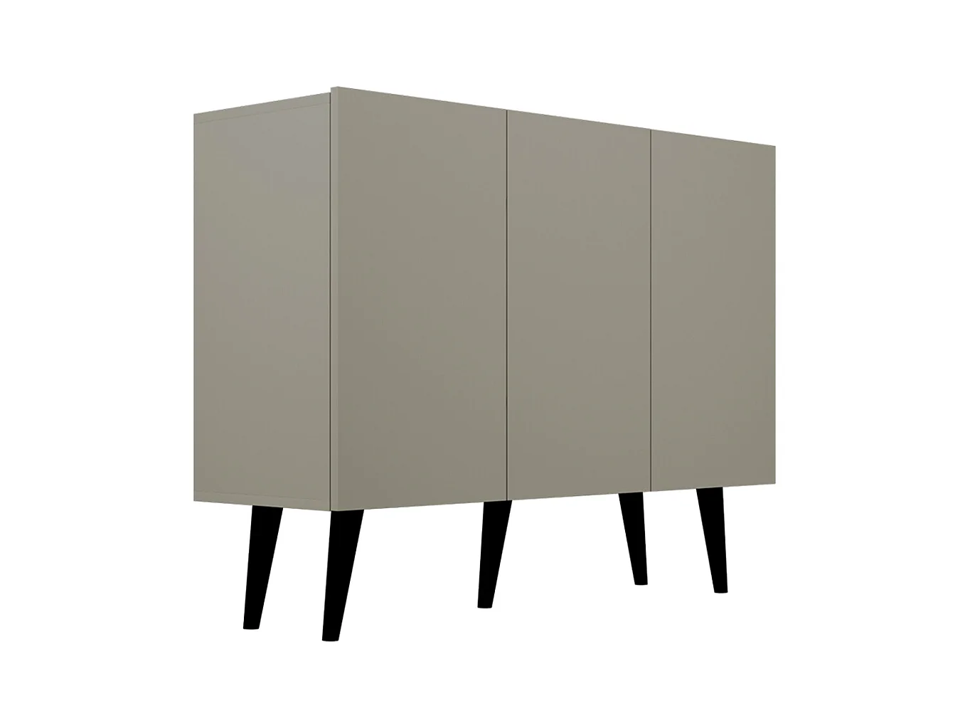 Commode 3 portes Toronto - Gris