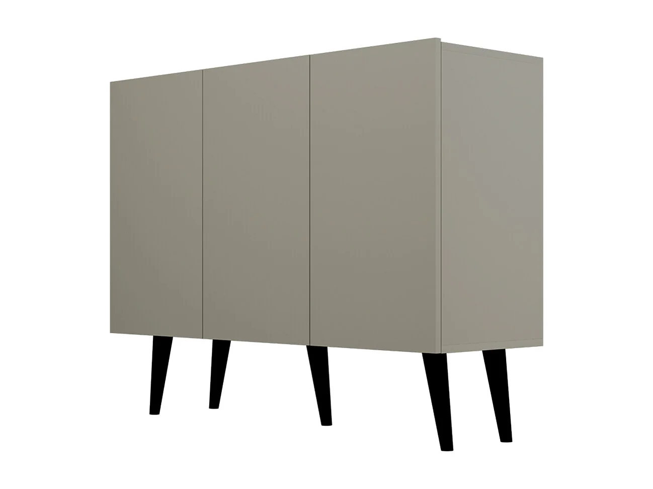 Aparador 3 portas Toronto cinzento 40cm