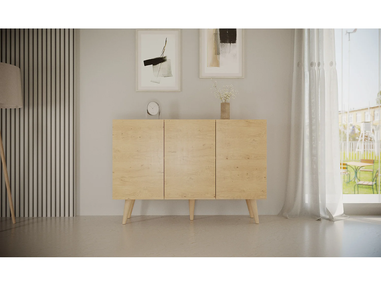 Commode 3 portes Toronto - Bois