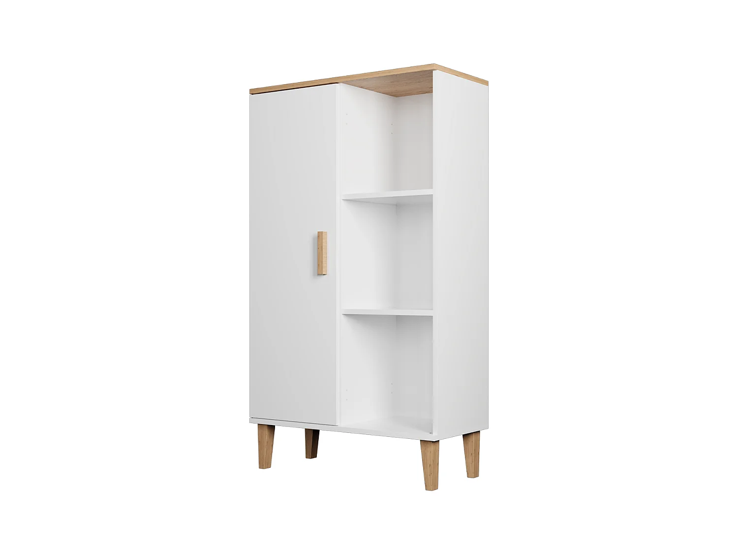 Bücherregal Denver - Weiß