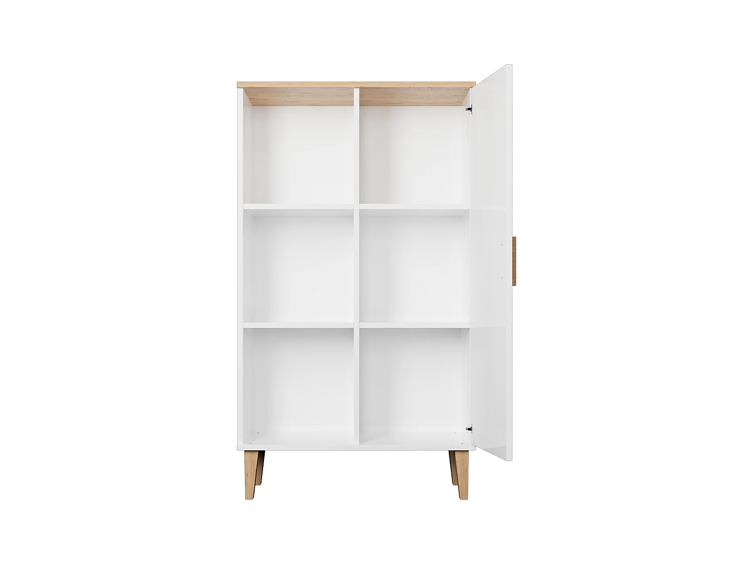 Bücherregal Denver - Weiß