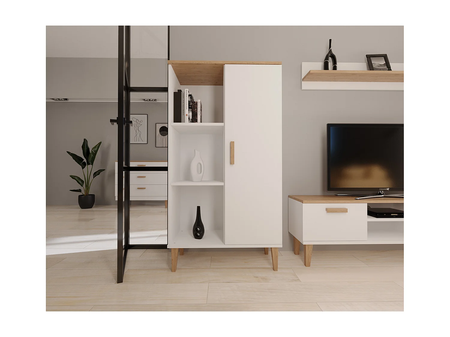 Bibliothèque Denver - Blanc