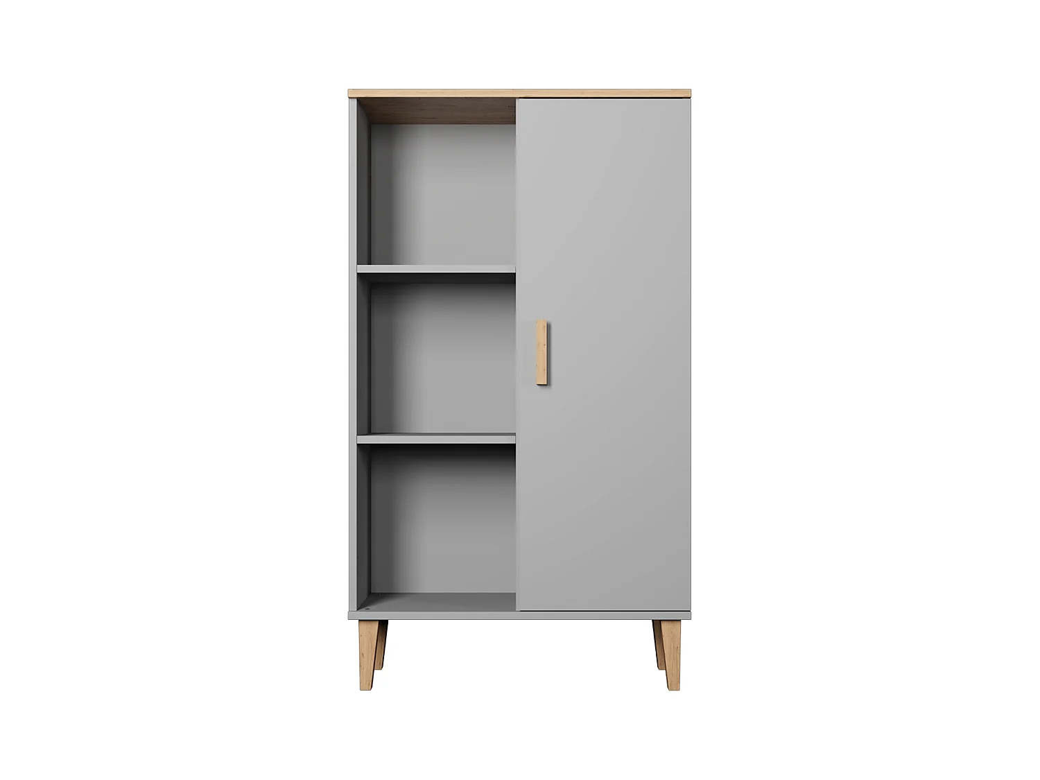 Bücherregal Denver - Grau